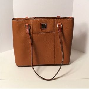 Dooney & Bourke tan leather tote EUC